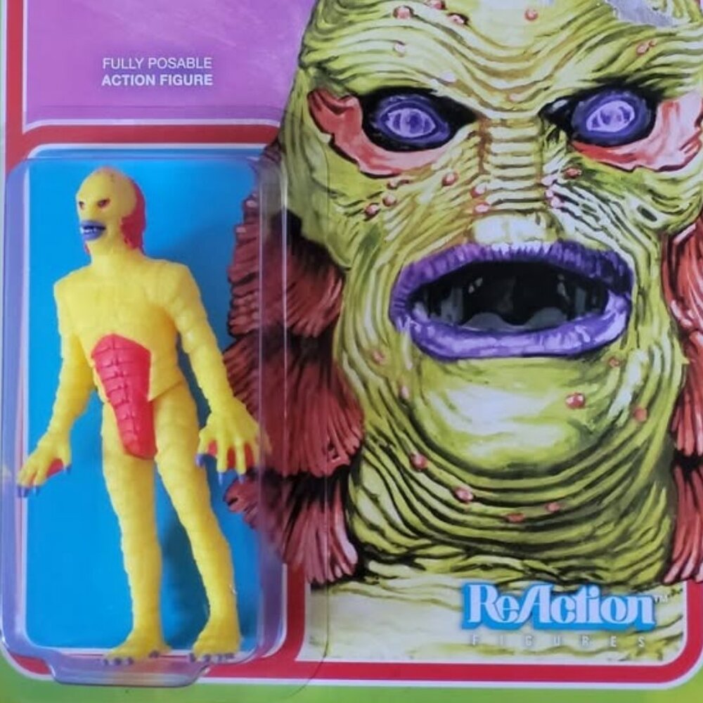 2021 REACTION, CREATURE FROM THE BLACK LAGOON ACTION FIGURE, MINT IN THE PACKAGE